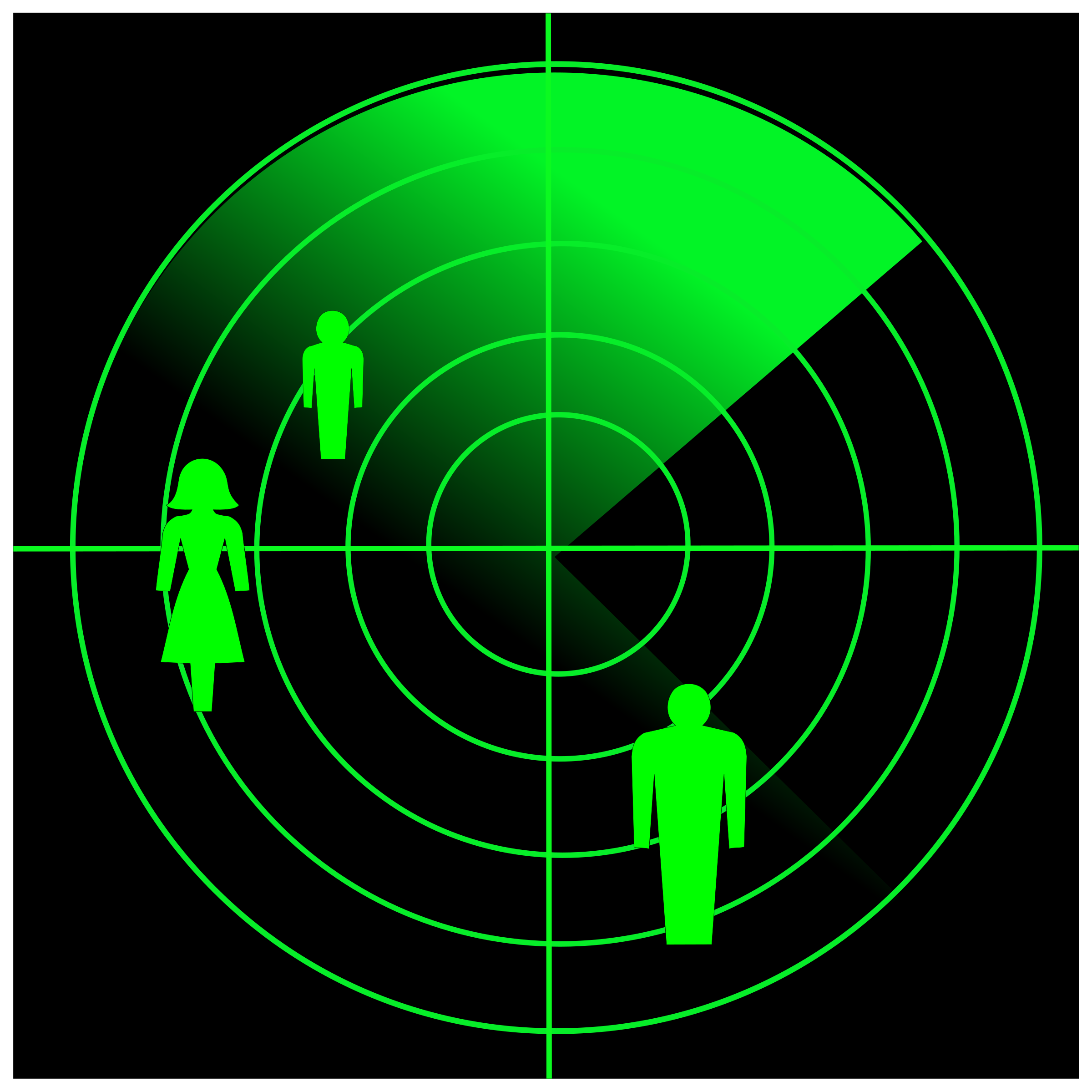 sonar screen clipart